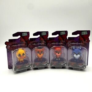 FNAF Five Nights at Freddy's 2" Jazwares Figure Set Bonnie Chica Foxy & Freddy
